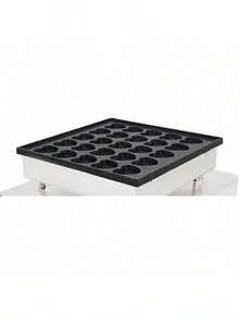 BEIJAMEI BEIJAMEI Macchina per muffin a forma di cuore con 25 fori, macchina elettrica per bruciare il rame, macchina per waffle a forma di cuore