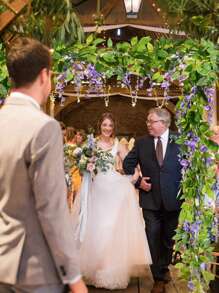 Wisteria Artificial Flowers Garland, 4pcs Total 28.8ft Artificial Wisteria Vine Silk Hanging Flowers, Suitable For Wedding Hanging Flowers Ceiling, Home Decoration, Bedroom Decoration, Ideal Gift For Back To School Season Party