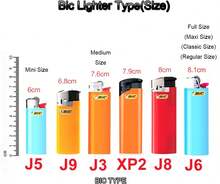 Metal Lighter Case Cover Holder Pouches For BIC Mini Size Lighter Type J5