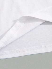 Men's New Tree Shadow Print Round Neck Casual Short Sleeve T-Shirt, Paired With Casual Pants, Suitable For Travel / Vacation / Outdoor Camping / Sports