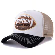 JZML 1 pièce Casquette de camionneur pour hommes avec lettre brodée