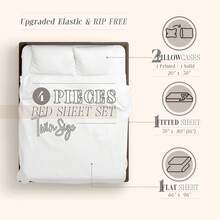 Aria Tie-Dye 4-Piece Sheet Set, 1500 Premium Hotel Quality Microfiber, Spiral Tie-Dye, Soft, Fade And Wrinkle Resistant, Fitted Sheet With Smart Pockets, 4PC Tie-Dye Twin, Aqua - 淡黃色 - 查看 5