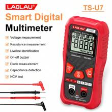 L.A.OL.A.U LAOLAU U6 U7 Digital Multimeter 6000 Counts Smart Voltmeter Voltage Tester Resistance Diode NCV Live Wire Measuring Tool