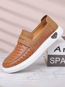Men's New Loafers, Slip-On Casual Leather Shoes For Daily Commute, Fashionable And Versatile - 727 - View 21