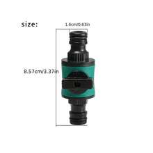 PC5pcs Home Garden Flower Irrigation Water Pipe Splitter Plastic Hose Quick Coupling Hose Nipple Connector - Multicolor - View 6