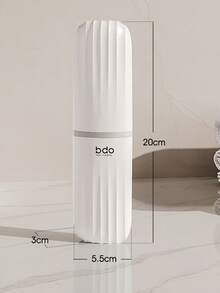 旅行牙刷收纳盒，牙膏牙刷整理器，男女通用便携式旅行牙刷盒，多功能牙刷旅行收纳盒，适合露营、返校、商务旅行、浴室旅行必备、旅行用品、旅行配件、度假、暑假等场合。 - 彩色 - 查看 14