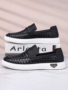 Men's New Loafers, Slip-On Casual Leather Shoes For Daily Commute, Fashionable And Versatile - 727 - View 4