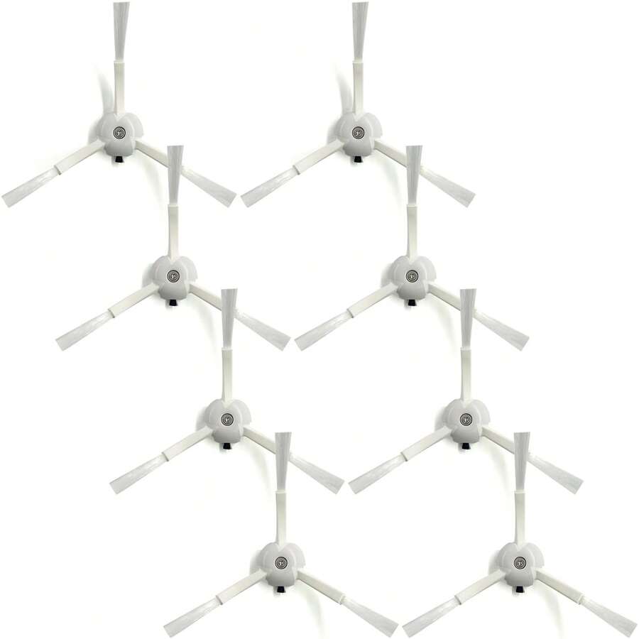Side Brush Replacement For Roborock S8 Pro Ultra, S7 Max Ultra, Qrevo, Roborock Qrevo Slim, Series Of S7 MaxV/S7/Q7Max/Q8 Max/S8/Q7/Q5/S6/S5/S4/E5/E4/E3/E2 Robot Vacuum Cleaner - White - View 1
