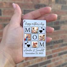 Custom Photo Mothers Day Keychain, Personalized Pictures Keychain, Mama Keychain, Mom's Birthday Gift, Keychain For Grandma, Gift For Her