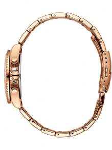 BIDEN 1 Reloj de mujer, Cronógrafo, Resistente al agua, Calendario, Correa de acero inoxidable, Reloj de mujer elegante y de estilo con herramienta de corte de tira de acero gratis y caja gratis