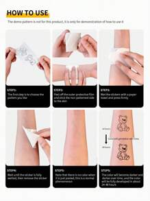 15pcs Customized Father's Day Tattoo Stickers, Tattoos For All Occasions, Perfect For Daily Wear, Female Male Tattoos, Waterproof, Sweatproof And Scratch-Resistant, Easy To Manipulate, Suitable For Attending Parties, Gatherings, Birthdays, Birthday Decorations And Daily Use, Can Be Used On The Abdomen, Thighs, Clavicles, Backs And Other Parts Of The Body, Which Are Temporary Tattoos.