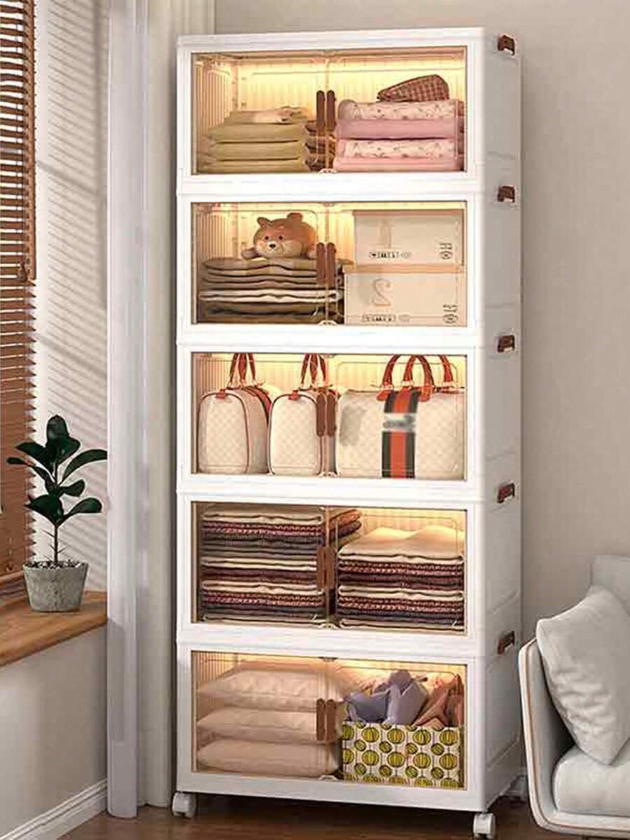 Open Storage Bins - 白色 - 查看 1
