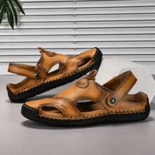 2-in-1 Herren Sommer Sandalen, Outdoor Lässig rutschfeste weiche Sohle Strandpantoffeln