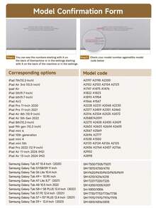 Leopard Lily Flower Pattern IPad Protective Case, Compatible With IPad Air 4/5 (10.9 Inch), IPad 7/8/9 (10.2 Inch), Built-In Pencil Slot, Also Fits Tab S6 (10.4 Inch), Tab A7 Lite (8.7 Inch), Leather Protective Cover, Ideal Gift For Back To School, Valentine's Day, New Year - Multicolor - View 11