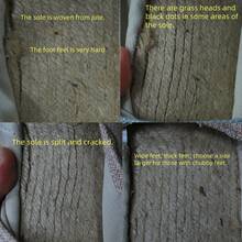 男士乐福鞋 麻绳底帆布鞋 度假休闲一脚蹬平底鞋 编织透气布鞋 草编防滑渔夫鞋 刺绣麻底鞋 男士白色帆布鞋 黑色平底鞋 白色平底鞋 绿色鞋 蓝色平底鞋 （此款鞋头较窄，建议脚宽者选大一码。麻绳底比较硬，手工做工略粗糙。） - 棕色 - 查看 7