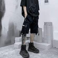 XYXIONGMAO's Joggers Techwear Black Hop Cargo Shorts Streetwear Sweatpants Cargo Pants