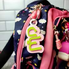 1Pc Custom Arabic Name Tag, Arabic Acrylic Keychain, Personalized Acrylic Name Tag, Water Bottle Tag, Backpack Name Tag, Gift For Teacher's Day, ,Colorful,Cute,Adorable,Funny,Kawaii,Y2K,Stylish,Unisex,Casual,Custom,Personalized,Unique,Customized,Ideal Gifts For Him,Ideal Gifts For Her,Her,Boyfriend,Girlfriend,Family,Friends,Apparel Accessories,Halloween Edit,Freshman, Sophomore, Underclassmen - Multicolor - View 6