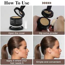Glow HavenRoot Up Powder, Hairline Powder Thinning Hair, Instantly Cover Hair, Root Cover Up Women & Men, Bald Spots, Grooming, Beard Line (Light-Blonde, 0.14 Ounce (Pack Of 1)) - 中等金髮 - 查看 10