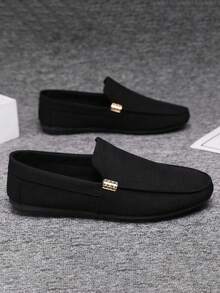 أحدث أحذية لوفرز وأحذية سليب أون، تصميم بسيط قابل للارتداء كاجوال، مريح وغير زلق، متعدد الأغراض للربيع والصيف