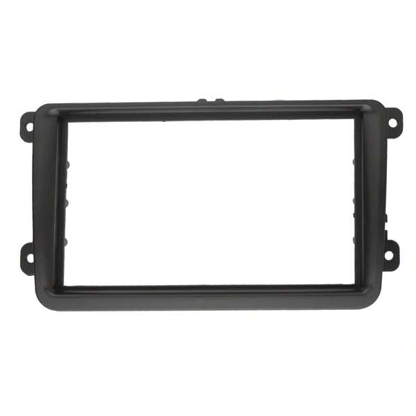 1 pieza Fascia de radio de doble DIN para VW Touran Caddy Jetta Golf Passat, SKODA Fabia Octavia, Seat Leon, kit de panel de estéreo con marco de DVD