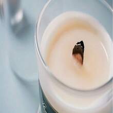 20/60/80/100/160pcs (Including Wood Core And Base) New DIY Aromatherapy Candle Cherry Wood Bar Candle Core And Base Core, Candle Making Core 5.1 X 0.5 Inch Natural Smokeless Candle Core With Iron Bracket DIY Candle Making High Quality Wooden Candle Core Burning With Cracking Sound - Multicolor - View 8