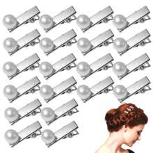 Mini Pearl Hair Clips, 20Pcs Brides Pearl Hair Accessories Fashion White Pearl Hair Pins Elegant Hair Barrettes Small Hair Clips Cute Pearl Hair Decorations For Wedding Parties Daily Use, Claw Clips, Hair Claws, Hair Slide, School Stuff