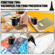 Easypie Selection Handheld Car Vacuum Cleaner, Portable Wireless Design, 2000PA High Power 4-In-1 Vacuum Cleaner, Duster And Blower, With 2000mAh Brushless Motor And Multi-Nozzles, Suitable For Car, Home, Office, Camping, Pets And More. An Ideal Gift For Friends, Graduation, Back To School, Christmas, Valentine's Day, Halloween, Thanksgiving, Birthday, New Year And Other Holidays, Also A Great Choice For Personalized Custom Gifts. - Black - View 5