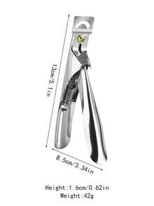 1 pièce Coupe-ongles en acier inoxydable en forme de U tranchant. Ciseaux pour la coupe des extensions d'ongles et la manucure. Fournitures pour les ongles, outils pour les ongles, outils pour l'art des ongles, retour à l'école, ongles, outils pour les ongles à clipser, outils de manucure et de pédicure - Argent - Voir 4