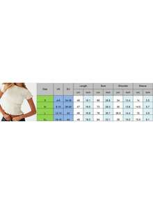 Women Crop T-Shirts Casual Summer Solid Color Ruffle Hem Smocked Basic Short Sleeve Tops For Streetwear - 棕色 - 查看 7
