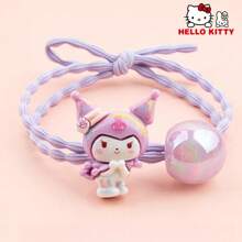 Sanrio 3 peças Sanrio Hello Kitty Faixa de Cabelo Doce, Corda de Cabelo Estilo Ins, Colorido KT Cat Kuromi Canela Cachorro Faixa de Borracha Pequena, Corda de Cabelo para Estudante, Grampo de Cabelo Pequeno com Cabeça de Princesa, Acessório de Cabelo, Adequado para Cabelo Diário, Maquiagem, Decoração de Banheiro, Acessórios para Casa, Presente Feminino, Aniversário, Dia das Mães, Dia das Crianças, Temporada de Formatura, Ação de Graças, Presente de Natal para Amigos e Família de Volta às Aulas
