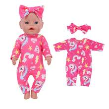 Baby Doll Accessories - 1 Piece Pajama Set And 1 Headband, Fits 14-18 Inch American Dolls (Doll Not Included) - Multicolor - View 5