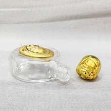 6-Piece Set Of Small Glass Holy Water Bottles, Relief Catholic Holy Water Bottles, Travel Holy Water Bottles, Suitable For Church Activities, Baptism, Family Weddings, Ideal Parties, Holiday Gifts.