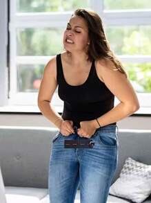 4 pezzi/2 pezzi Allungatore regolabile in vita elastico, fibbia allungabile per vita dei pantaloni, bottone regolabile della vita per donne incinte, molletta allungabile per vita dei pantaloni, jeans e pantaloni