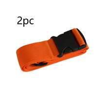 2pcs/1pc Adjustable Anti-Theft Luggage Strap With Quick Release Buckle, Bright Travel Packaging Strap For Suitcases, Upright Boxes, Double-Layered Bags, Durable Polyester, Easy To Clean, Hand Wash/Machine Wash, Stylish Streetwear Design Bag For School School Accessories School Stuff