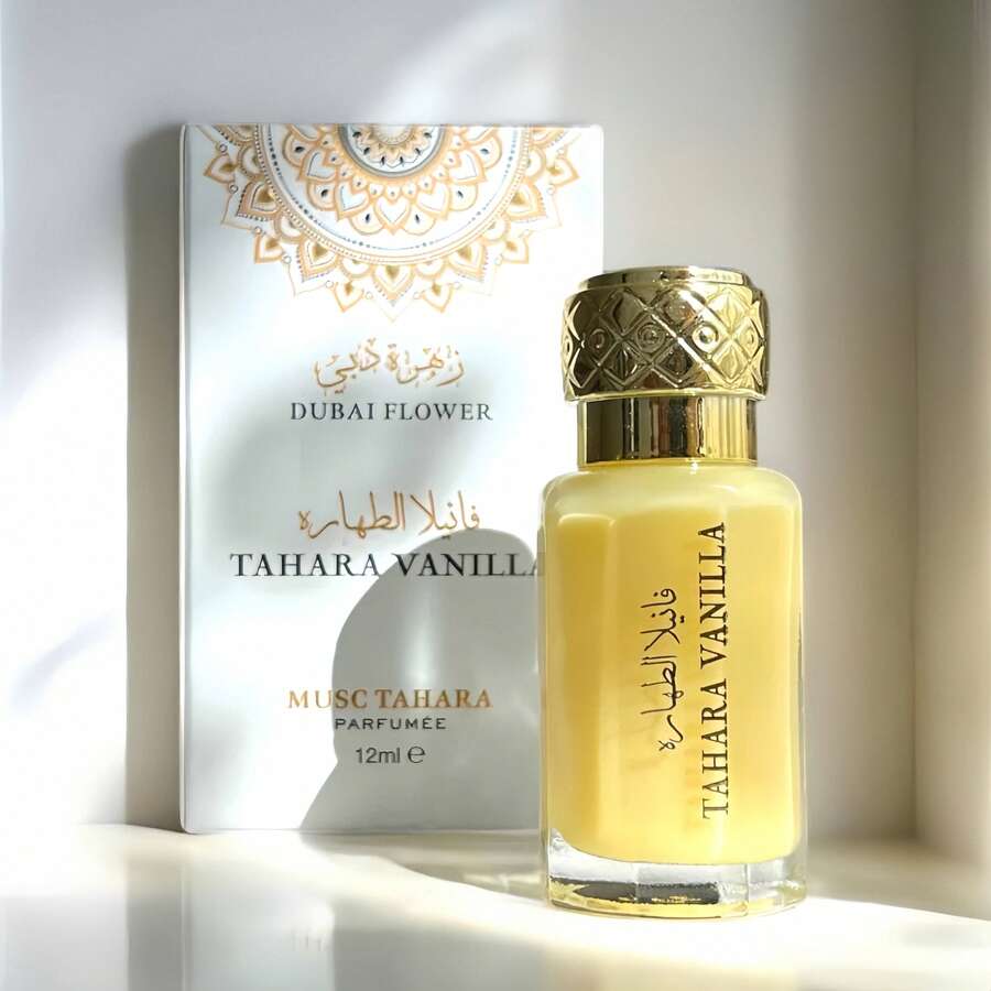 Lattafa Dubai Flower Musk Tahara Vanilla 12ML Alcohol-Free Perfume Extract For Women - Sweet - View 1
