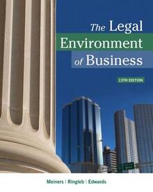 Pre-Owned The Legal Environment Of Business (Hardcover) By Roger E Meiners, Al H Ringleb, Frances Edwards - Single Book - View 1