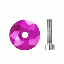 Titanium Alloy Diamond Bike Headset Cover Cap, Suitable For Mountain Bikes And Road Bikes