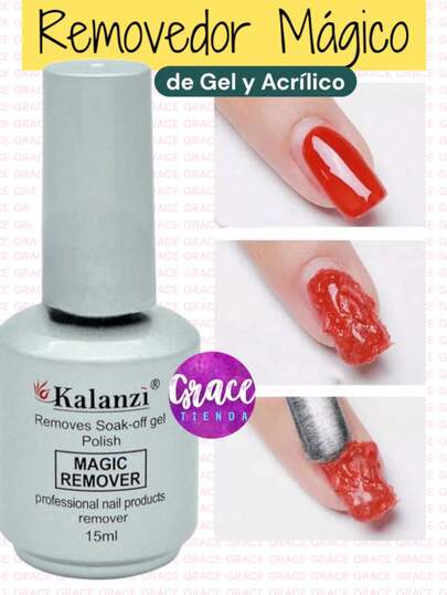 REMOVEDOR MAGICO DE ESMALTE GEL SEMIPERMANENTE