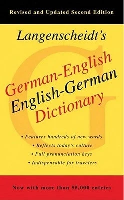 Pre-Owned Langenscheidt's German-English Dictionary (Paperback) By Langenscheidt - Single Book - View 1