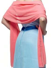 Elegant Women Shawls Wraps For Evening Dresses Bridal Bridesmaid Wedding Shawl Solid Color Party Capes Decoration Scarf