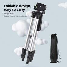 AXNEN 12英寸LED环形灯，带可调节三脚架和手机支架 - 专业摄影和直播照明套装，3种照明模式，轻质铝合金材质 - 彩色 - 查看 12