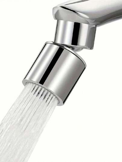 1 pieza Filtro giratorio universal de cobre para grifos de cocina, adaptador flexible de extensión de grifo de baño con boquilla de espuma, de vuelta al colegio