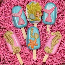 مجموعة قوالب المثلجات 2 قطعة، قوالب ثلج من السيليكون 4 تجاويف لصنع الكعك المثلجة البيضاوي الشكل مع 50 عيدان خشبية لصنع المثلجات DIY، شفاف