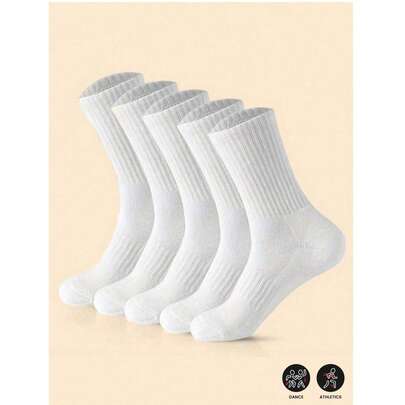 60 chiếc/50 chiếc/40 chiếc/20 chiếc/12 chiếc/10 chiếc/8 chiếc/6 chiếc/4 chiếc/2 chiếc Tất cổ tròn bó sát màu trắng tinh khiết dành cho cả nam và nữ, Tất thể thao nhẹ, Thoải mái & Mềm mại, Thích hợp cho Luyện tập Thể thao, Xuân/Hè/Thu/Đông, Đen & Trắng, Chống mùi, Thấm hút ẩm, Tất thể thao mềm mại & nhẹ dành cho nam và nữ