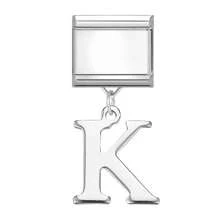 1 Stück Buchstaben Elemente DIY kreatives Accessoire Schmuck, modisches Anhänger Design personalisierbar DIY Armband Halskette Ring Fußkettchen, vielseitig, filigran, süß, modulares Armband