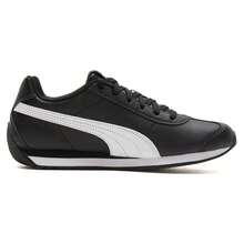 Puma 都灵 3 休闲运动鞋，舒适男女款复古低帮跑步鞋，款号 383037-05 - 黑色 - 查看 2