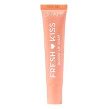 Bálsamo labial brillante Fresh Kiss de ColourPop - Cuidado labial hidratante enriquecido con péptidos, ácido hialurónico, manteca de karité y vitamina E para una fórmula ultra acolchada - Watermelon Sugar (0.49 Oz)