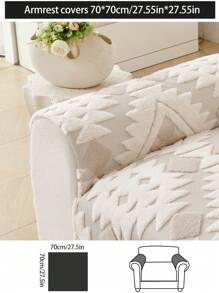 1pc All Season Sofa Cushion Cover, Warm Thickened Sofa Seat Protector, Modern Minimalist Anti-Slip Sofa Slipcover, Dust-Proof And Washable, Soft And Fade-Resistant, Pet-Friendly, Fits L-Shaped Sofa And 1/2/3/4 Seater Sofa