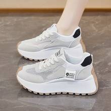 Women Chunky Shoes - Gris - Ver 5