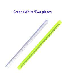 15cm Transparent Plastic Triangle Ruler, Student Stationery Supplies Triangle Scale Ruler, Available In Multiple Colors,School Supplies,Back To School